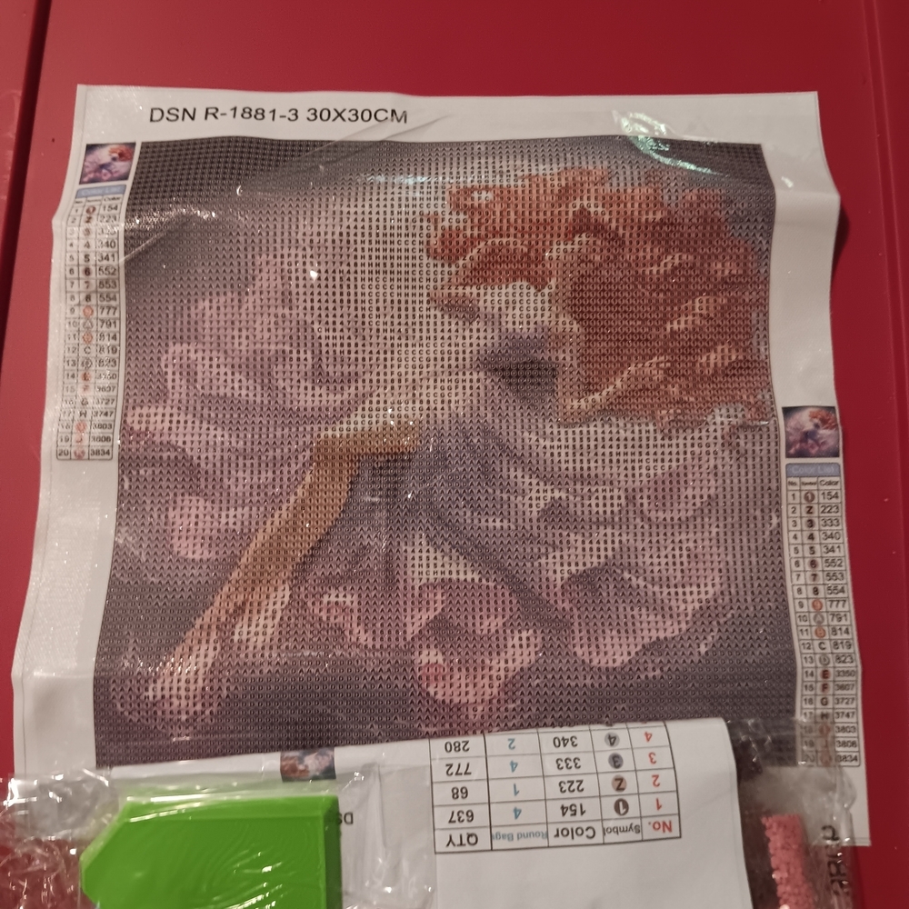 Ariel - Little Mermaid Laying On Ocean Floor Diamond Art Painting Kit 30x30